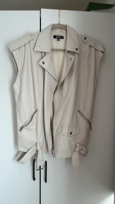 Missguided Faux Leather Gilet