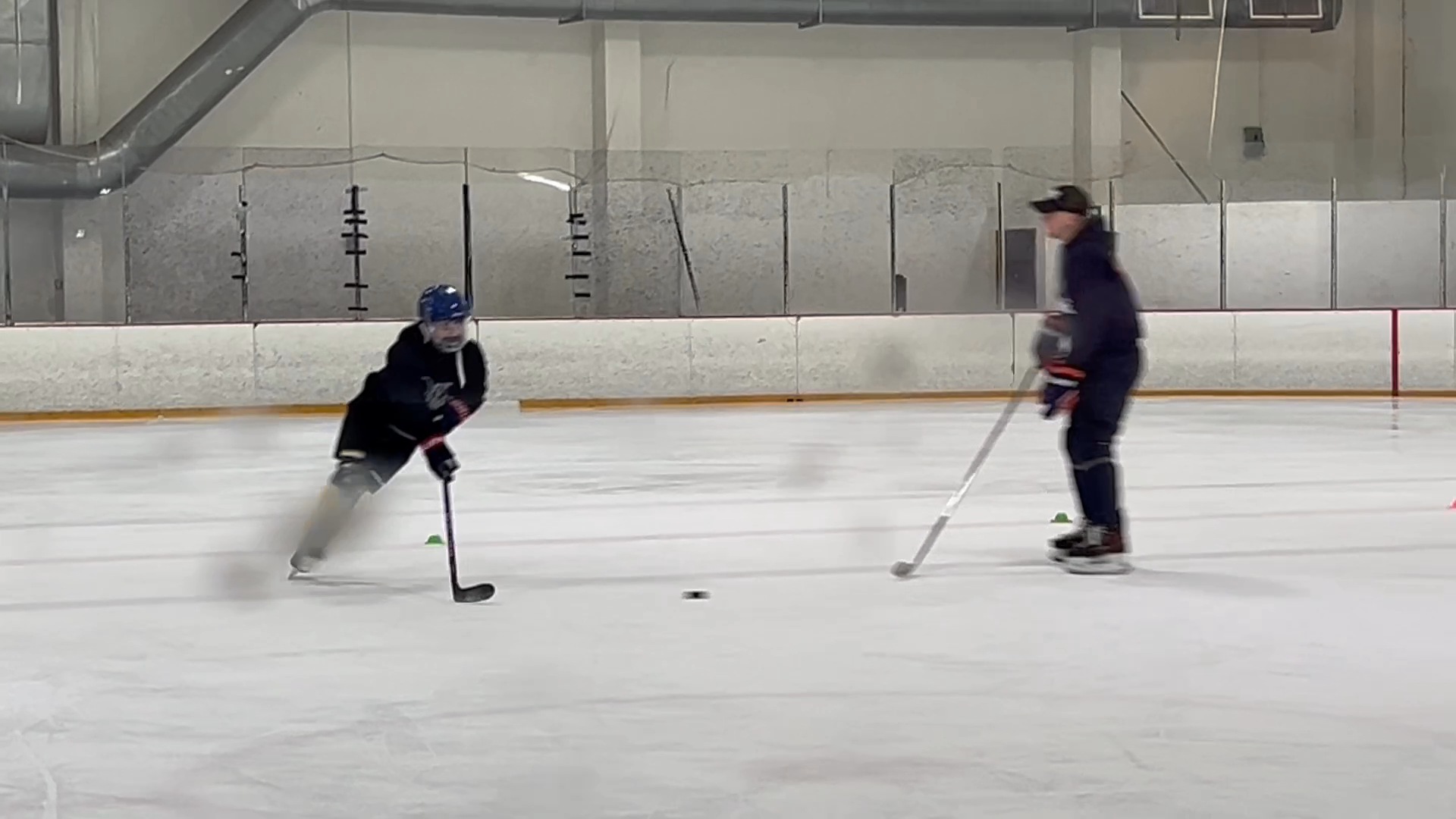 Nolan Lenhart: Mastering Stops & Starts with Coach Andrey- Besa Hockey.