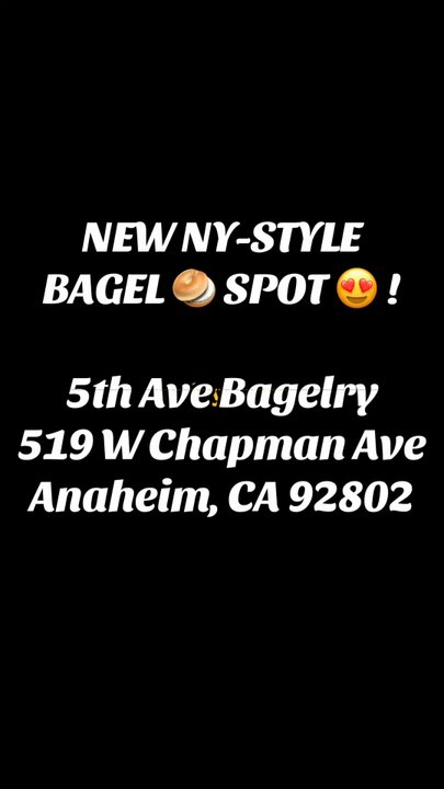 5th Ave Bagelry - @catchmeifyoucaneat - Bagels Near Me - Anaheim, California