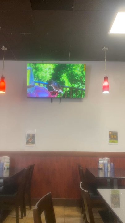 DOSA EXPRESS - Video: inside look at wall decor, flatscreen, seating - Indian Near Me - FREMONT, California