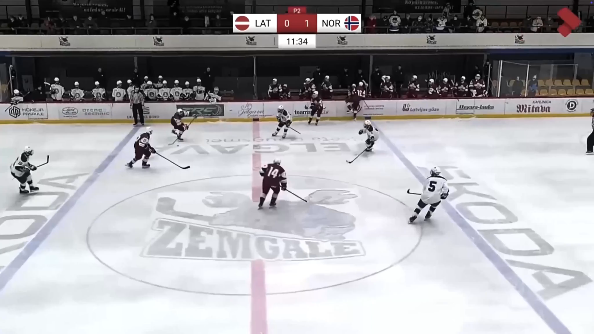 Berge Nergård's Breakaway Goal | Latvia vs. Norway U18