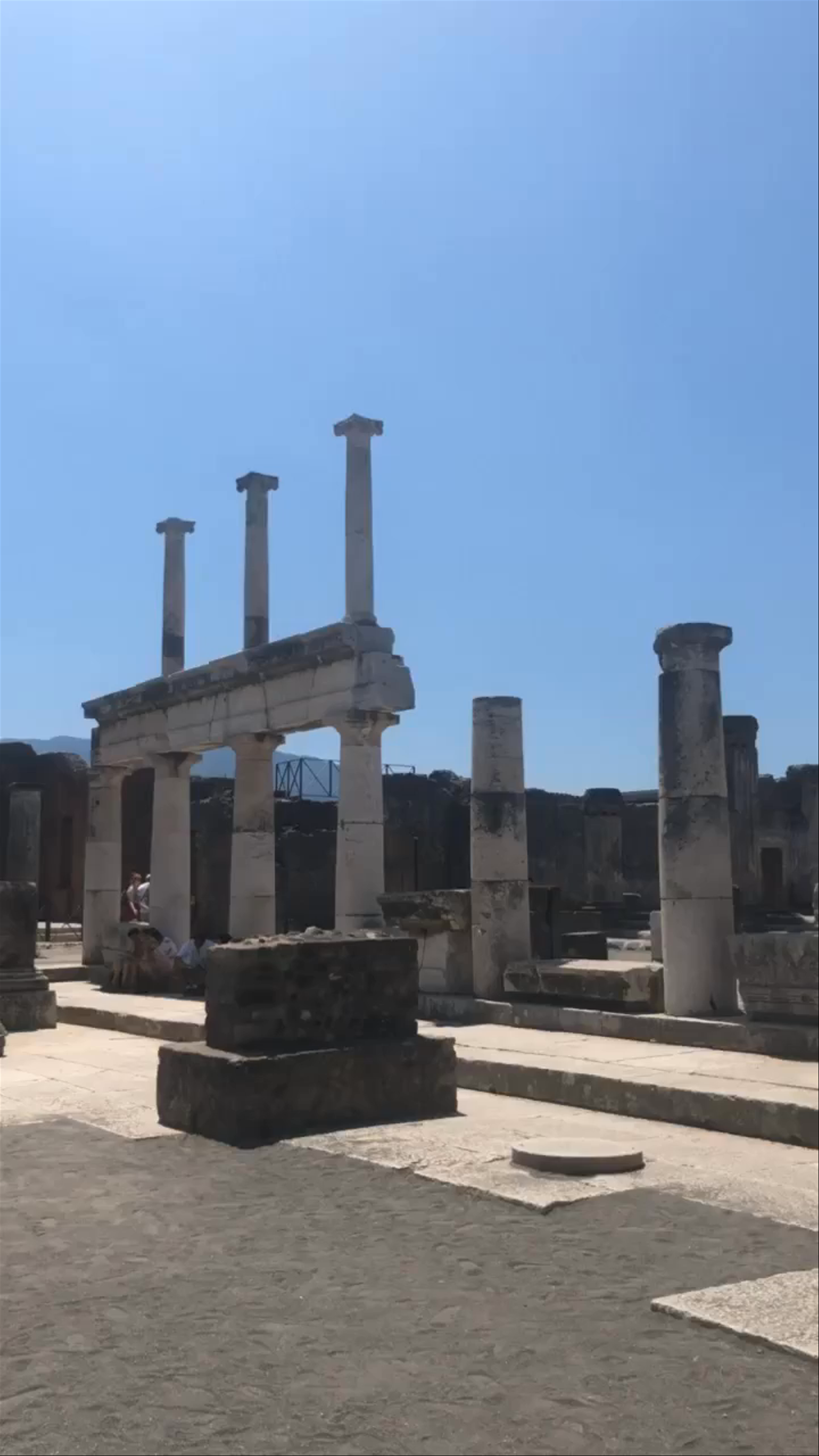 Exploring the Ancient Ruins of Pompeii in Campania, Italy