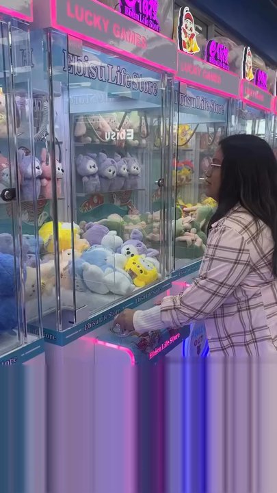 Ebisu Life Store - Playing the claw game haha. Two tokens per claw machine = $1 each - Cosmetics & Beauty Supply Near Me - Anaheim, California