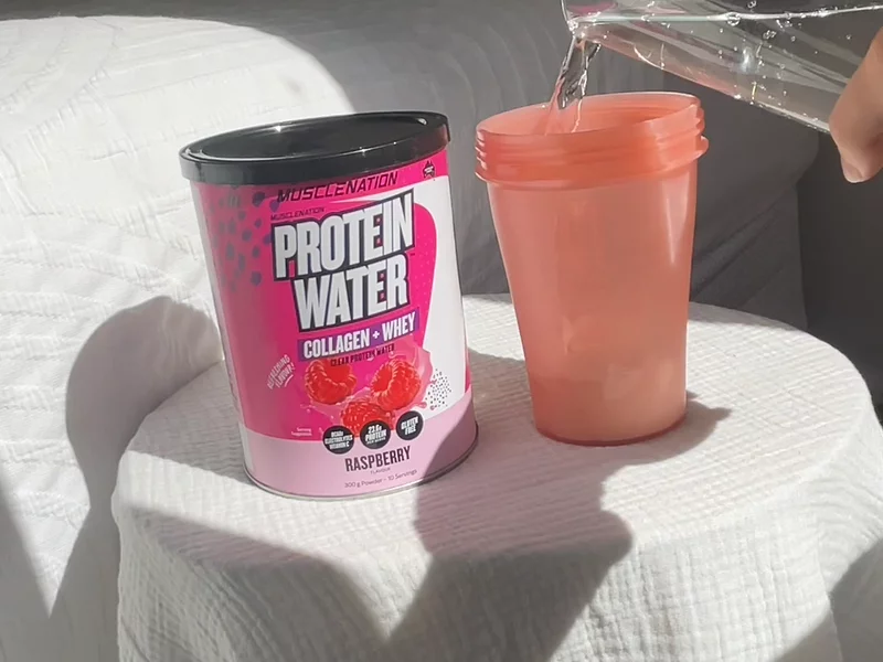 Muscle Nation Protein Water Ad