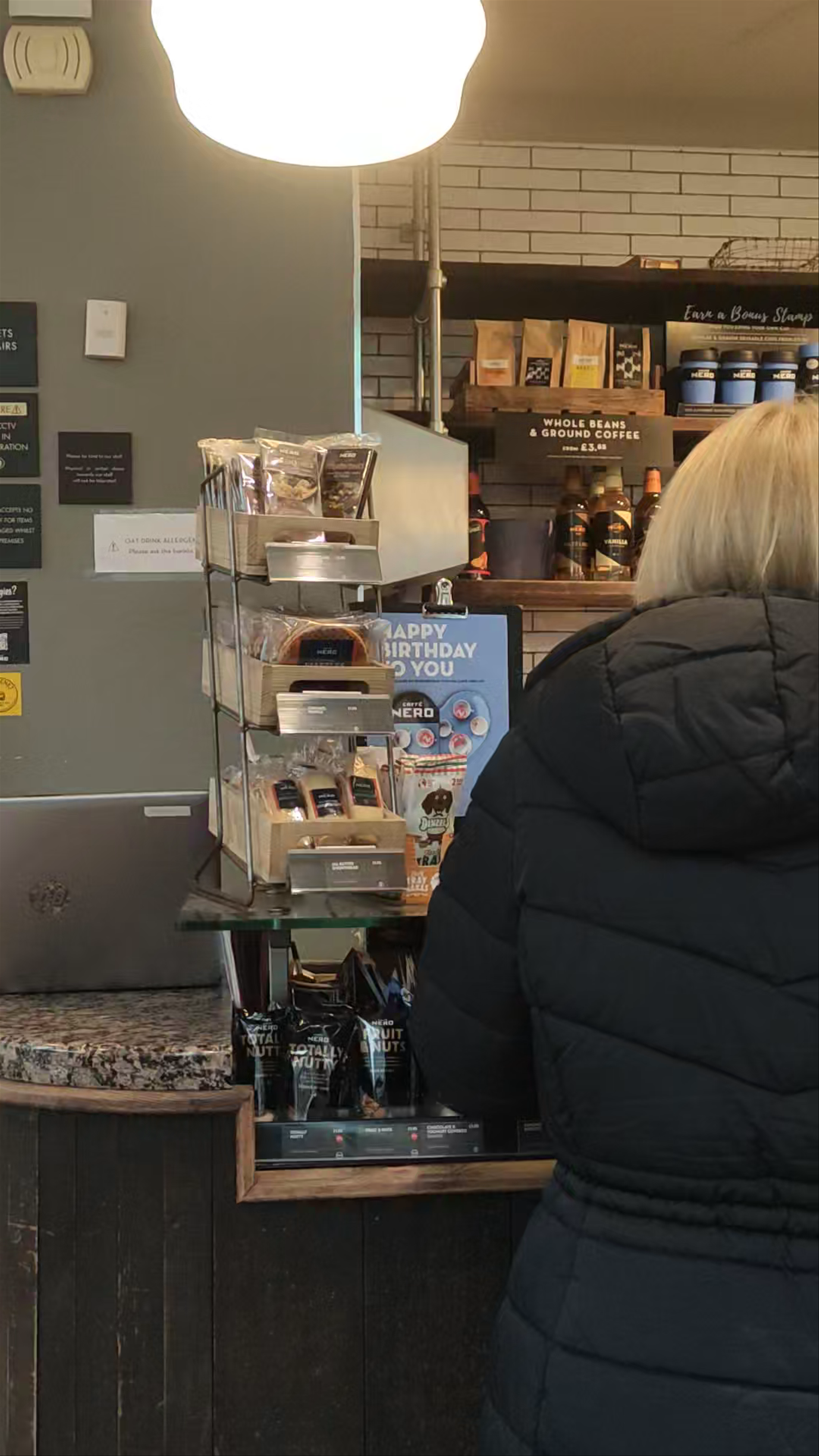 Caffè Nero Experience: Cozy Coffee Break in Riverside, Manchester