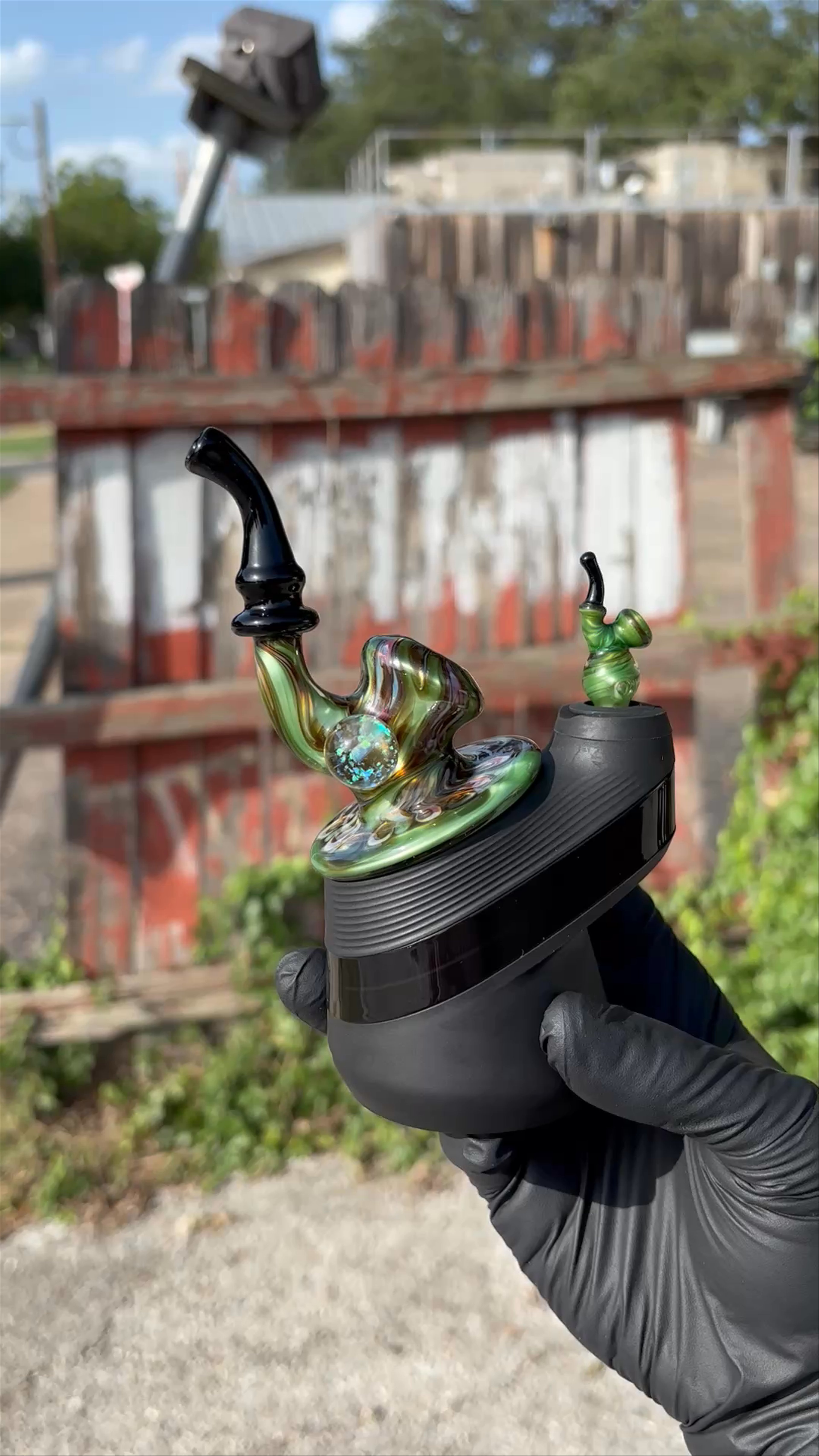 Preview pic of Indo x Geoff x Jmass puffco dry top & joystick