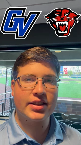 Video thumbnail for video titled GLIAC Baseball Pregame: GVSU vs Davenport