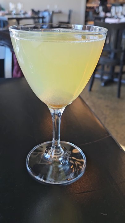 Bistro Vendôme - Death in the Afternoon cocktail - French Near Me - Denver, Colorado