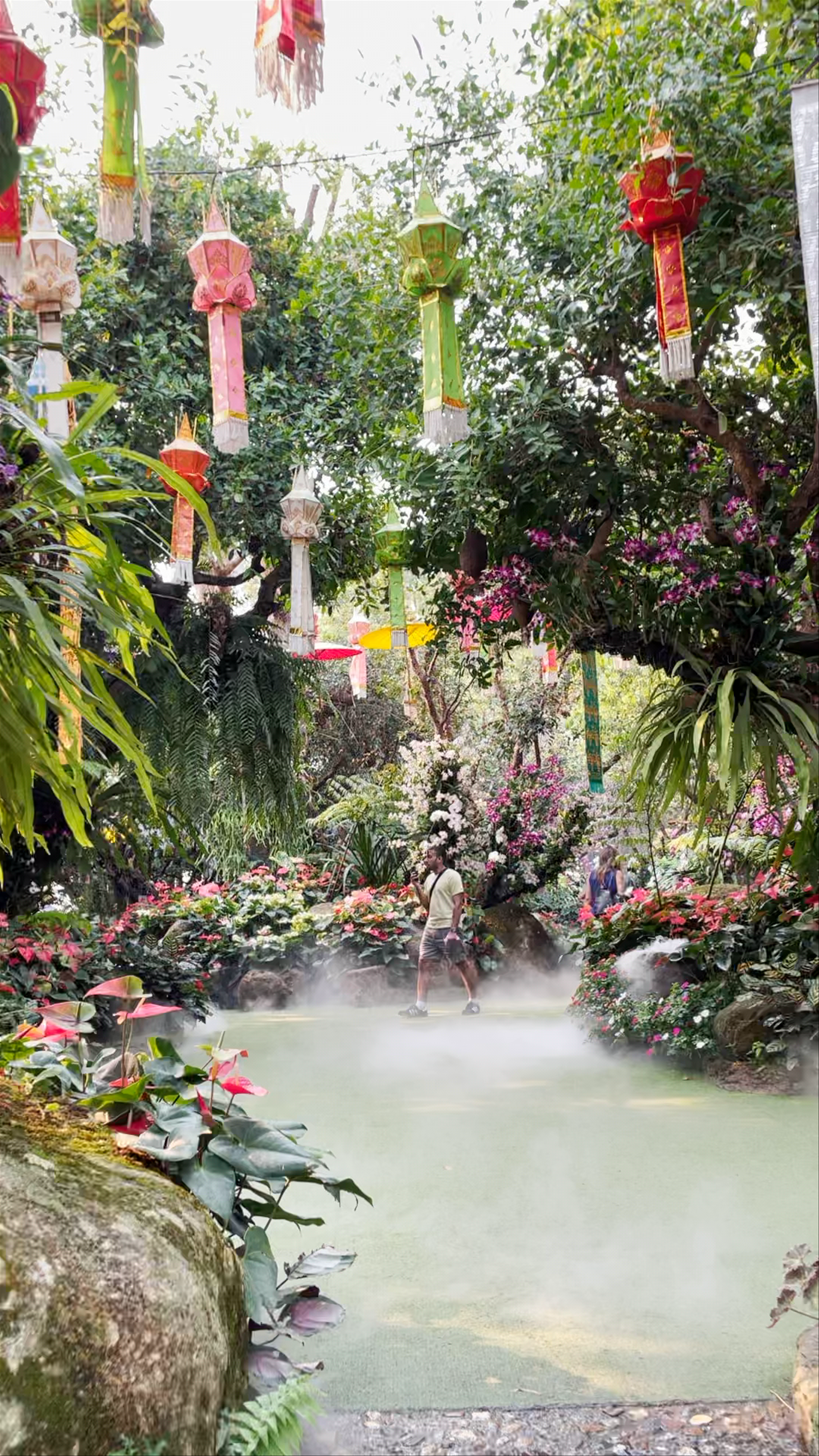 Enchanting Garden Walk at Lalitta Café Rim Kok, Chiang Rai