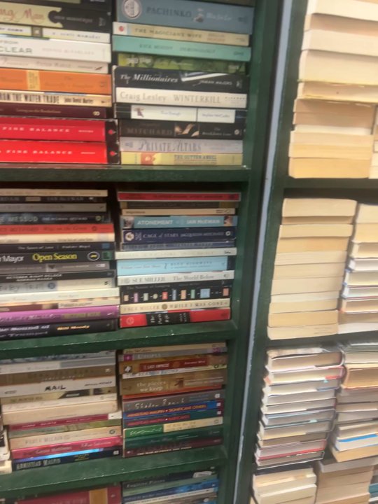Rick's Recycled Books - Great selection! Books everywhere, it was paradise. Separated by genres, it's a readers paradise. Support your local bookstores - Books, Mags, Music & Video Near Me - Rochester, New York