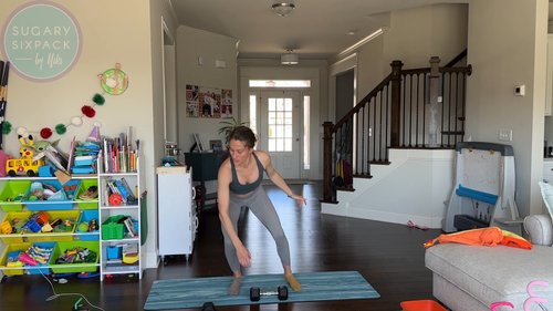 W7/d3 Lightly weighted cardio + core