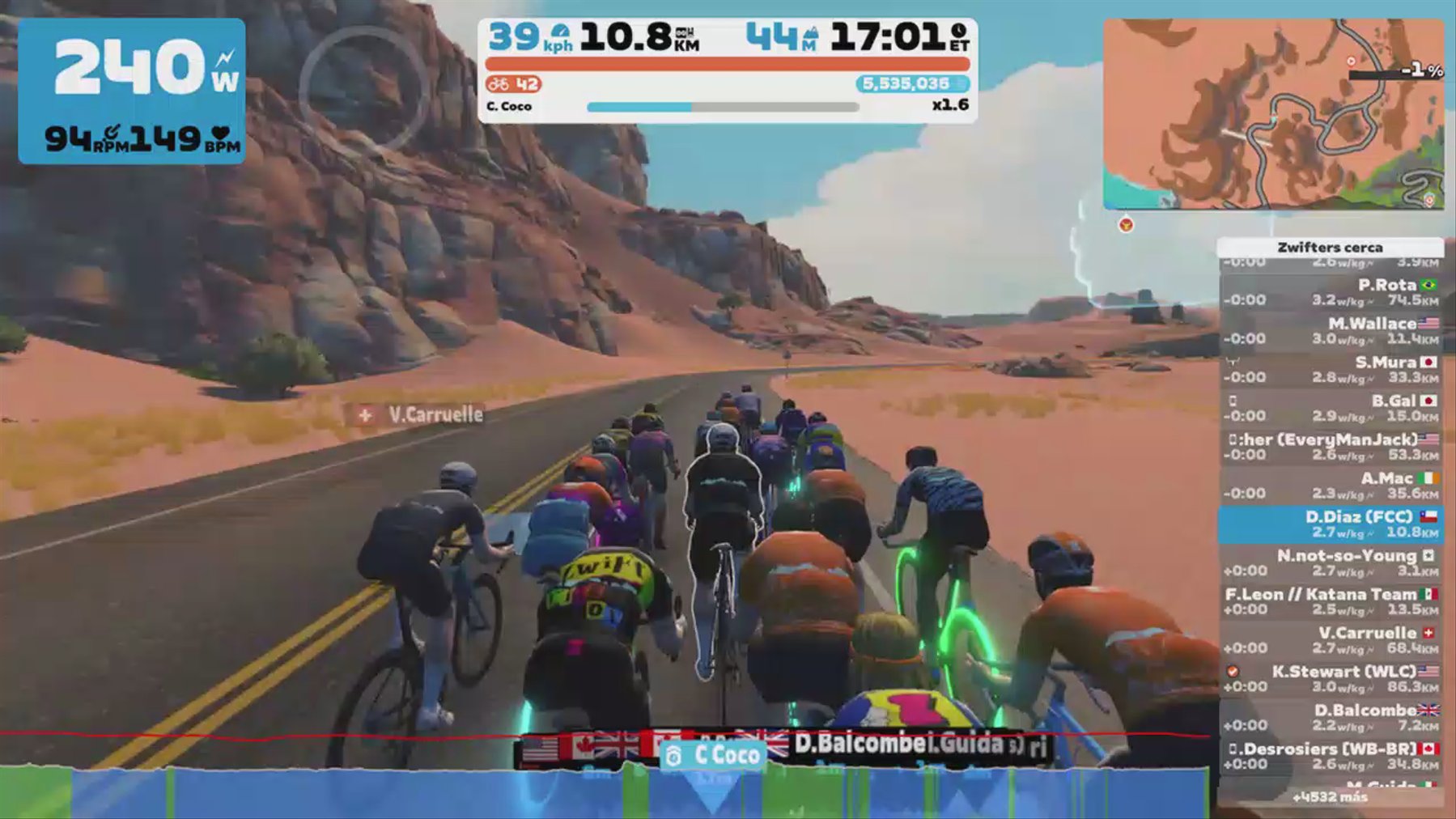 Zwift - Pacer Group Ride: Tick Tock in Watopia with Coco