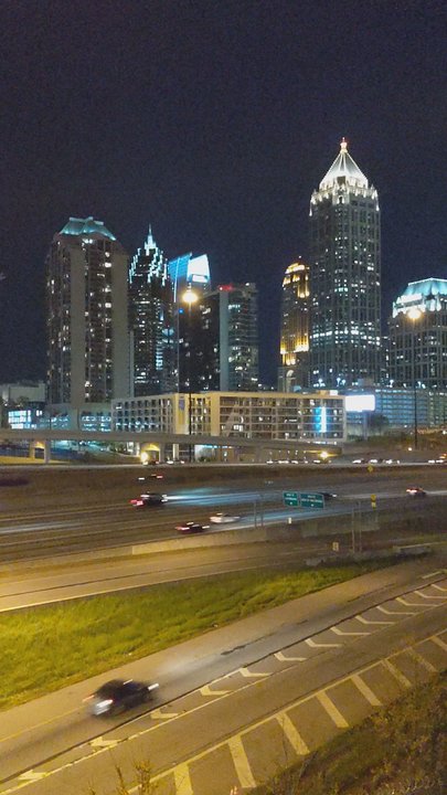 17th Street Bridge - View from the bridge on the evening of March 21, 2020. Is this city about to go on stricter lockdown because of COVID-19? - Landmarks & Historical Buildings Near Me - Atlanta, Georgia