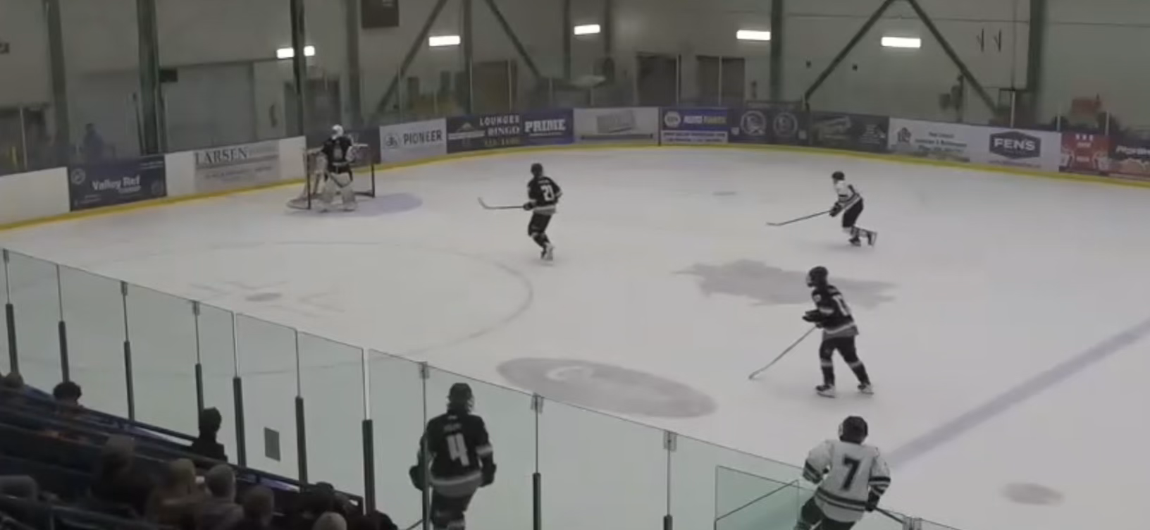 Crashing the net, goal
