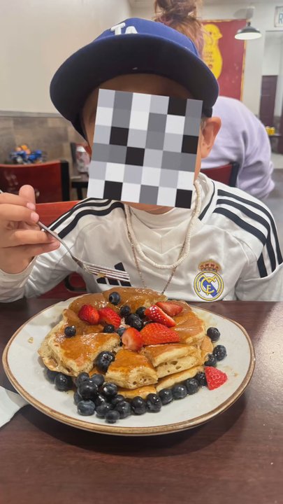 Egg House Cafe - We had pancakes with organic strawberries and blueberries 10/10 delicious - Breakfast & Brunch Near Me - Denton, Texas
