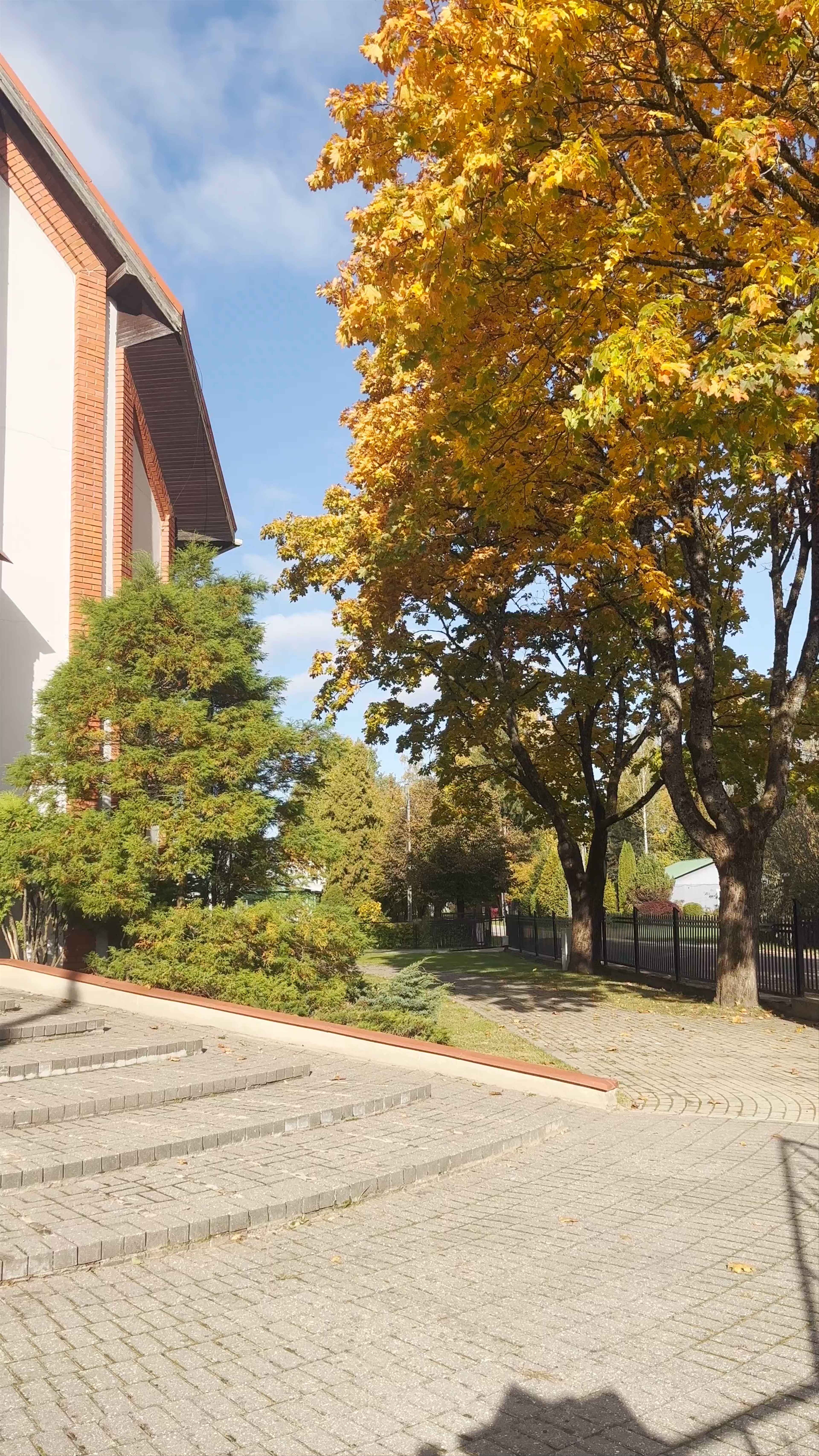 Church of the Sacred Heart of Jesus, Sigulda: Autumn Serenity in Latvia