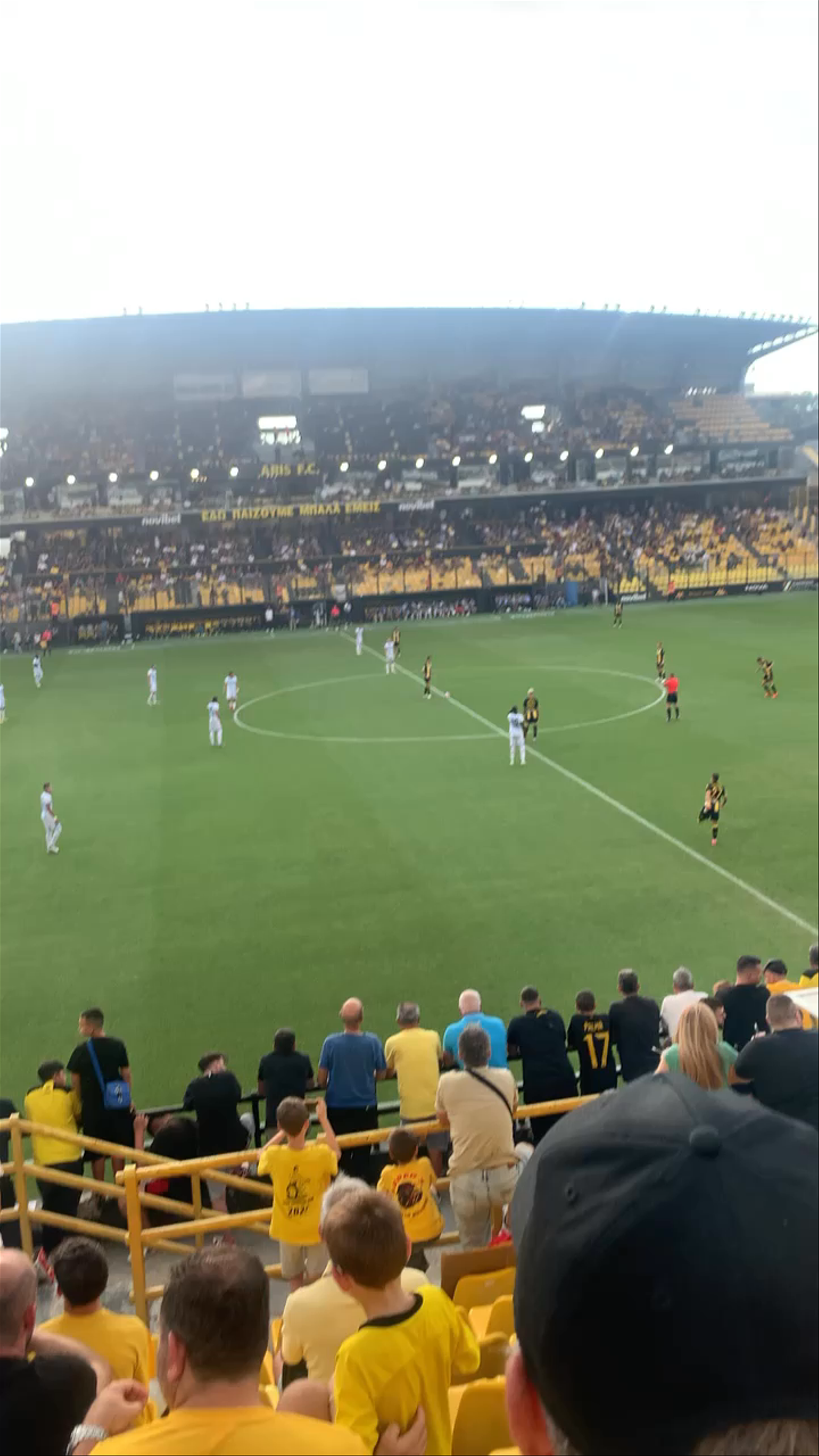 Electric Match Day at Kleanthis Vikelidis Stadium, Thessaloniki
