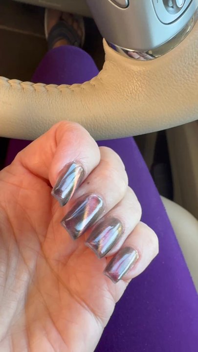 Greystone Nail Spa - Tiger eye in the different light moves from purple to greenish yellow - Nail Salons Near Me - Mesquite, Texas