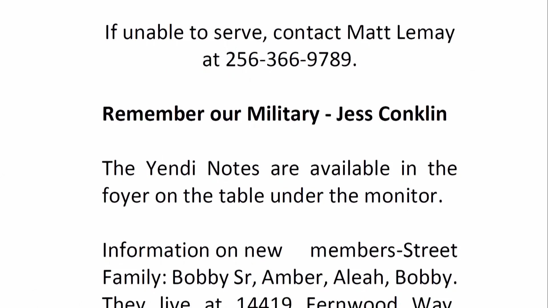 Bethel Service, October 22, 2025