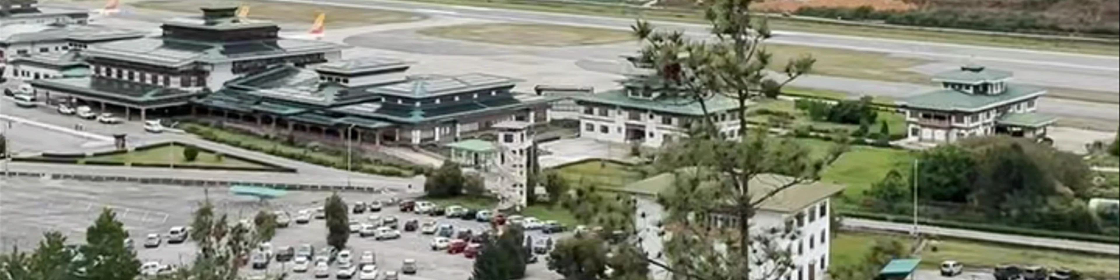 Paro Airport Bird's Eye View Point