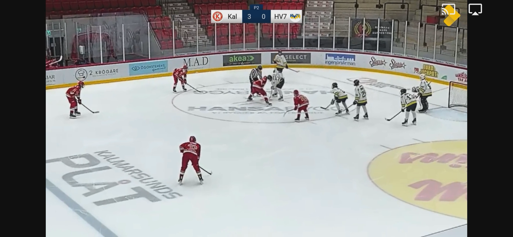 Milo Stahlgren's  Faceoff Variation | Kalmar HC U15 Highlights