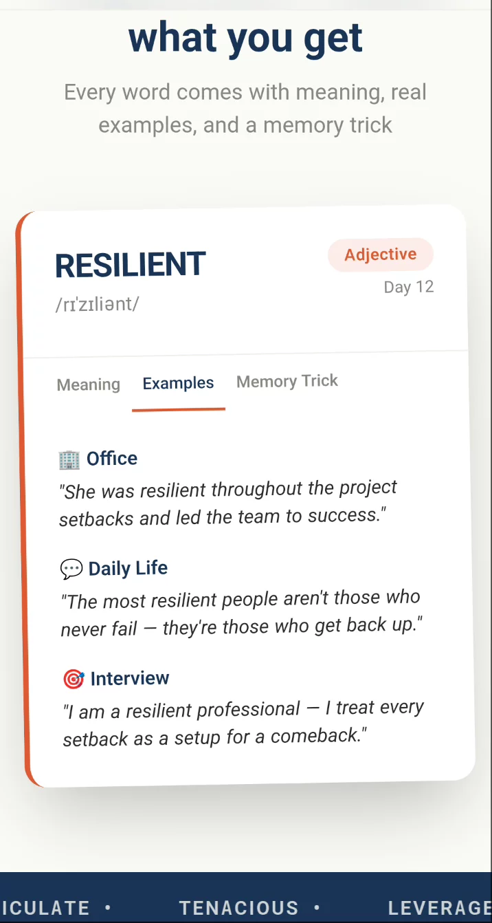 Lexday — One English Word Every Day image 1