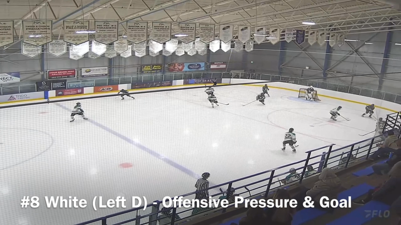 Cameron Johnson's Impressive Offensive Play & Goal - Okotoks Oilers U18 AAA