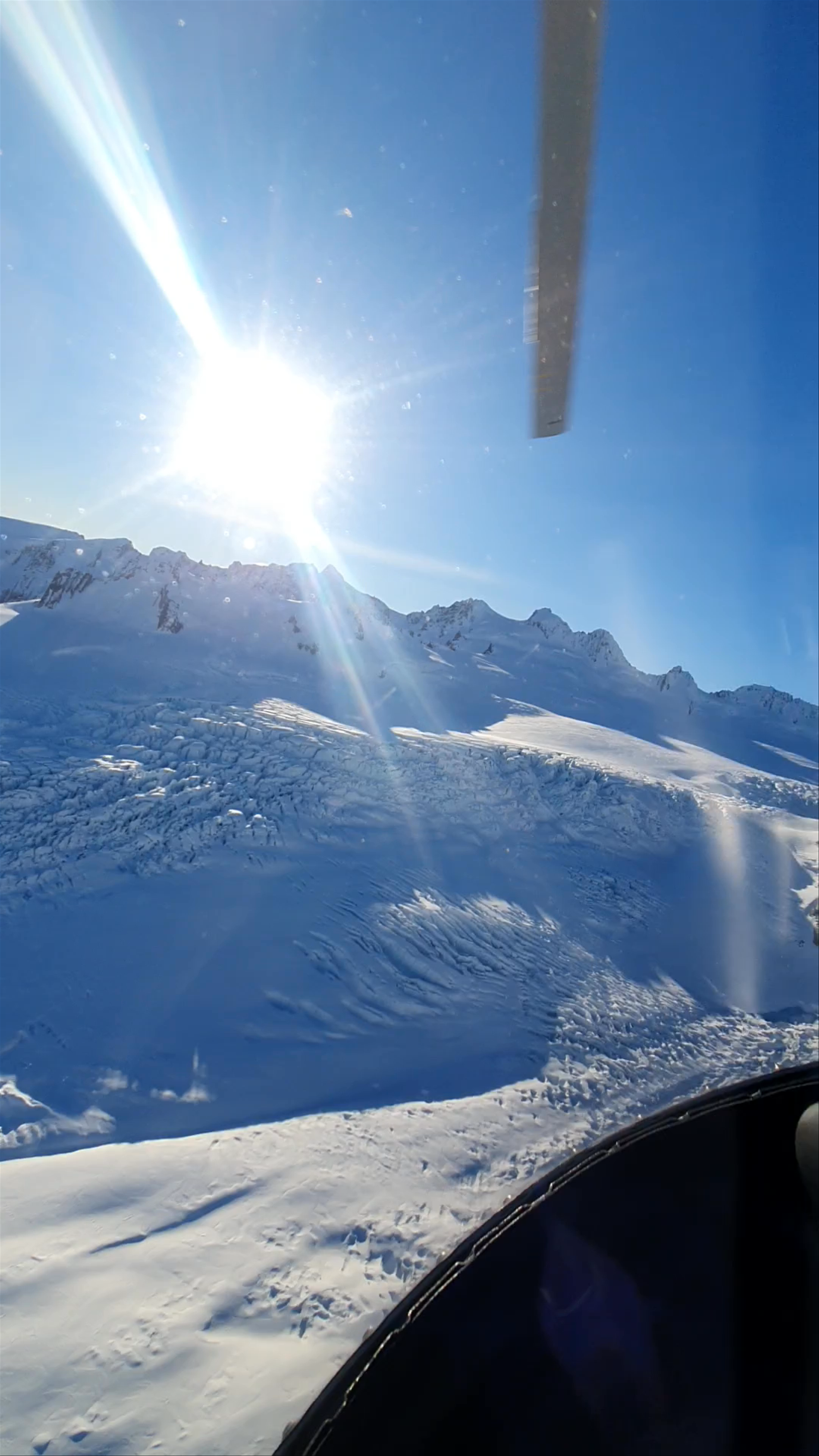 Helicopter Flight Over Franz Josef Glacier, New Zealand