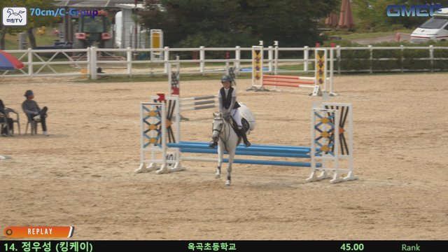 정우성1 (청초호) — 2026 경북오픈 구미 Show Jumping · 장애물 70cm