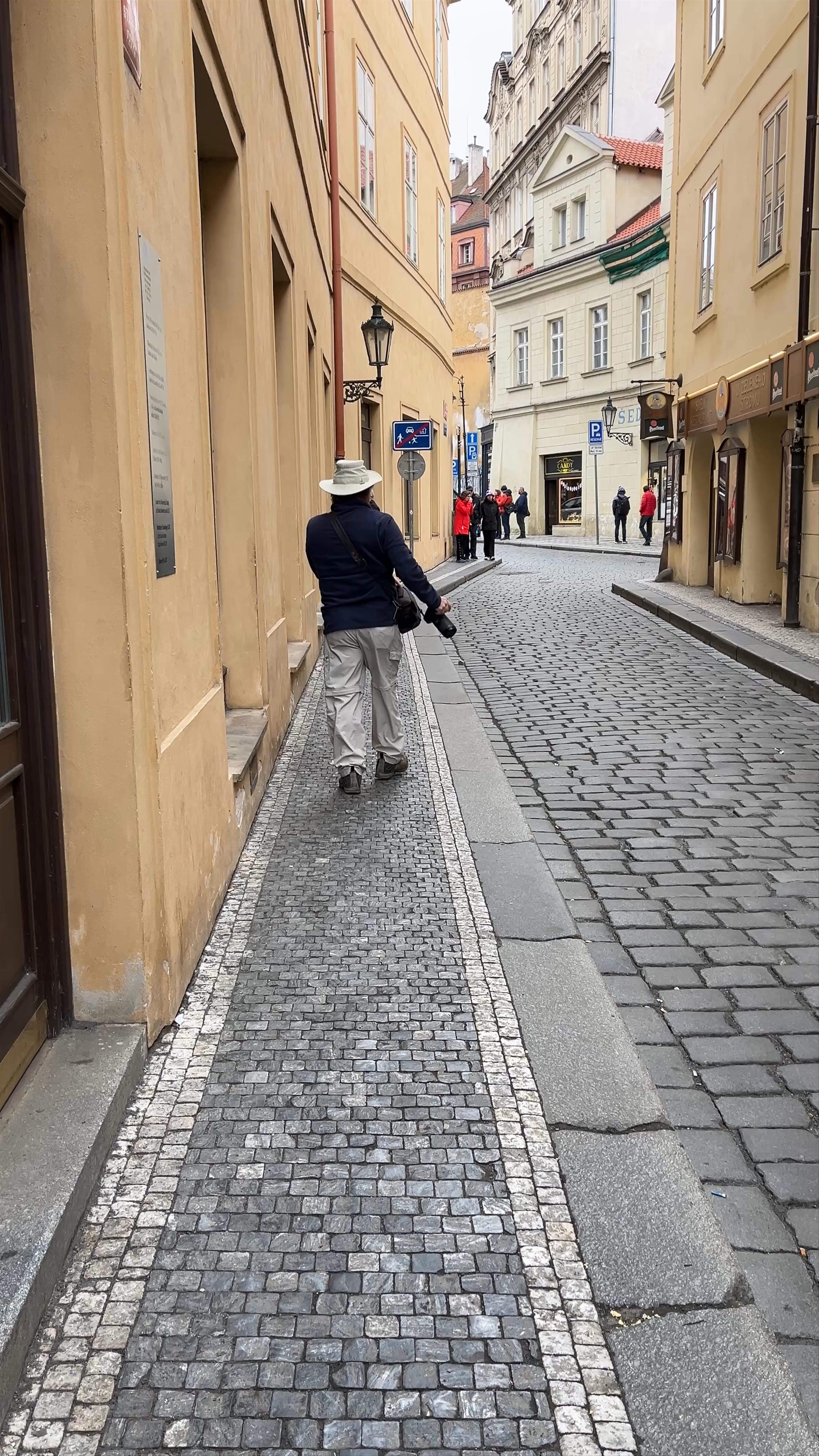 Man Hanging Out - David Černý's Statue of Sigmund Freud