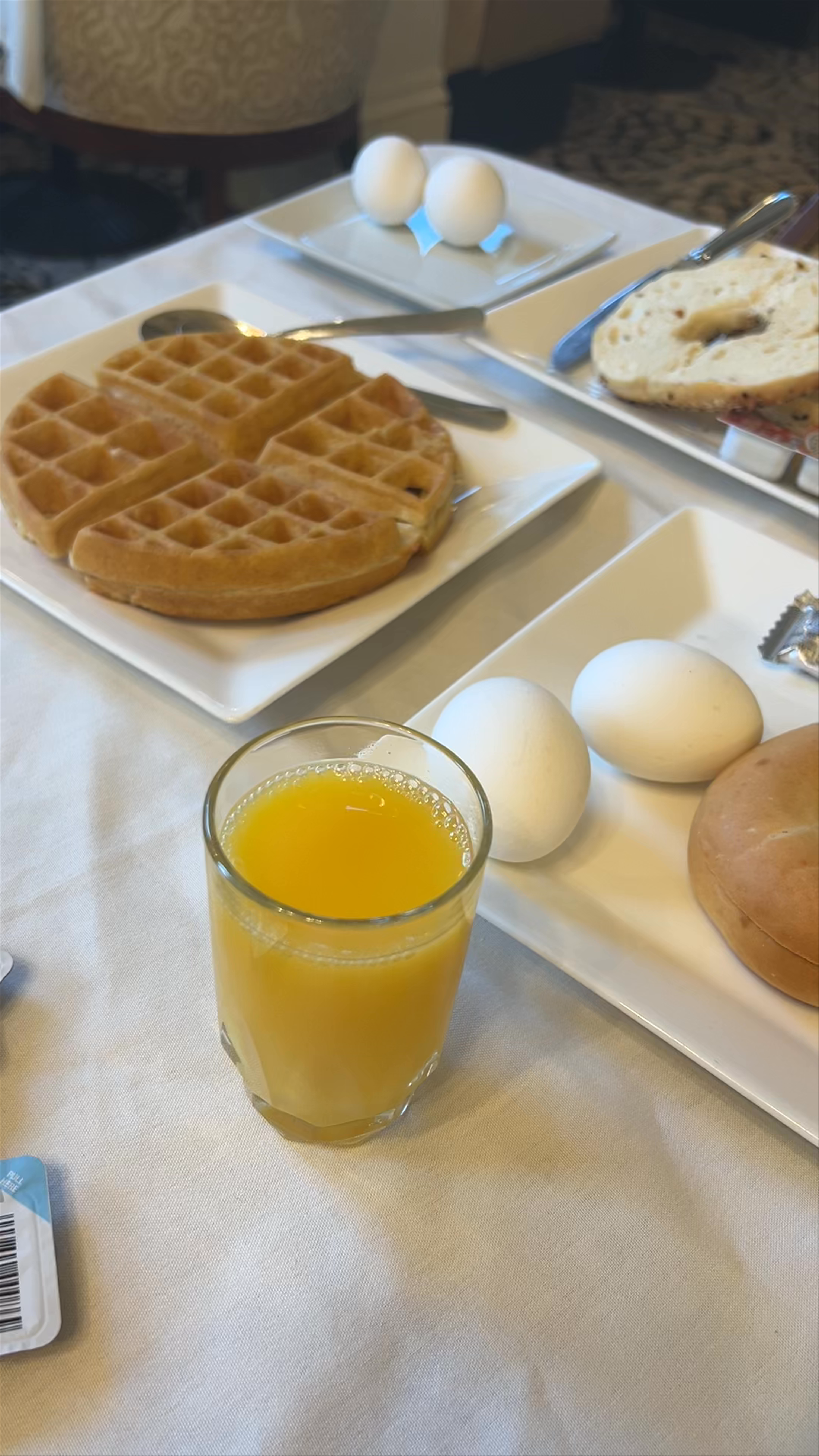 Elegant Morning Breakfast at The Hotel Majestic, San Francisco