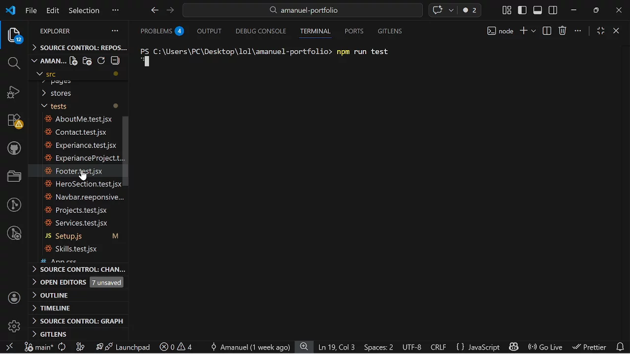 High-Performance React Portfolio image 1