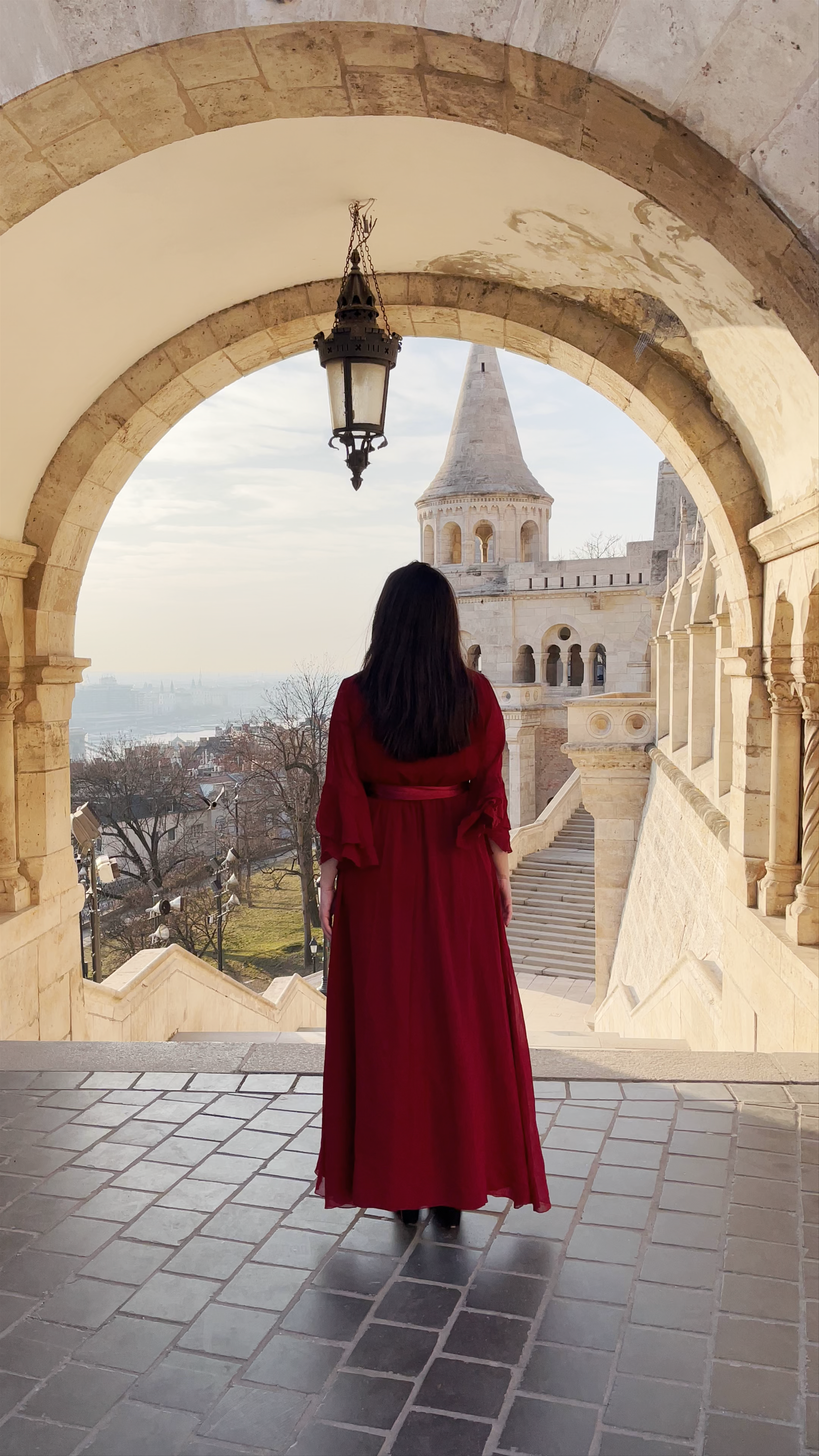 Sunlit Serenity at Fisherman's Bastion, Budapest
