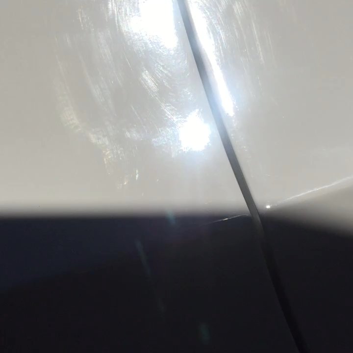 Caliber Collision - Buff trail on the whole side of the car where it was painted an blended. My pillars got buffed because they got overspray on them - Body Shops Near Me - Anaheim, California