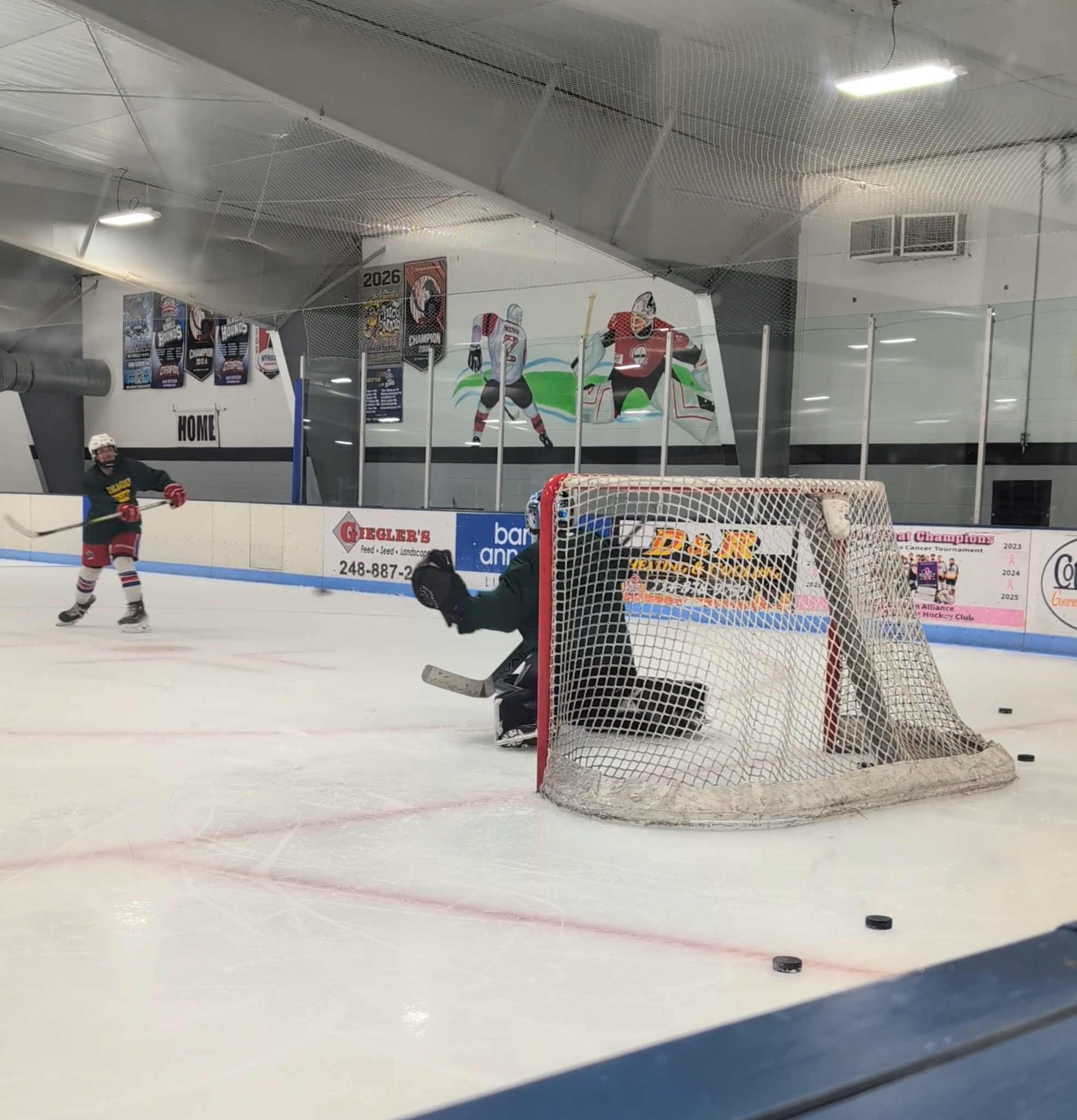 Logan Dennett: Howell High School Summer Camp On-Ice Training Highlights with Cale Jackson