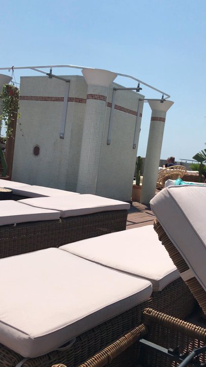 AC Hotel by Marriott Nice - Pool at the top of the hotel.  Nice greenery and relaxing vibe. - Hotels Near Me - Nice, 06