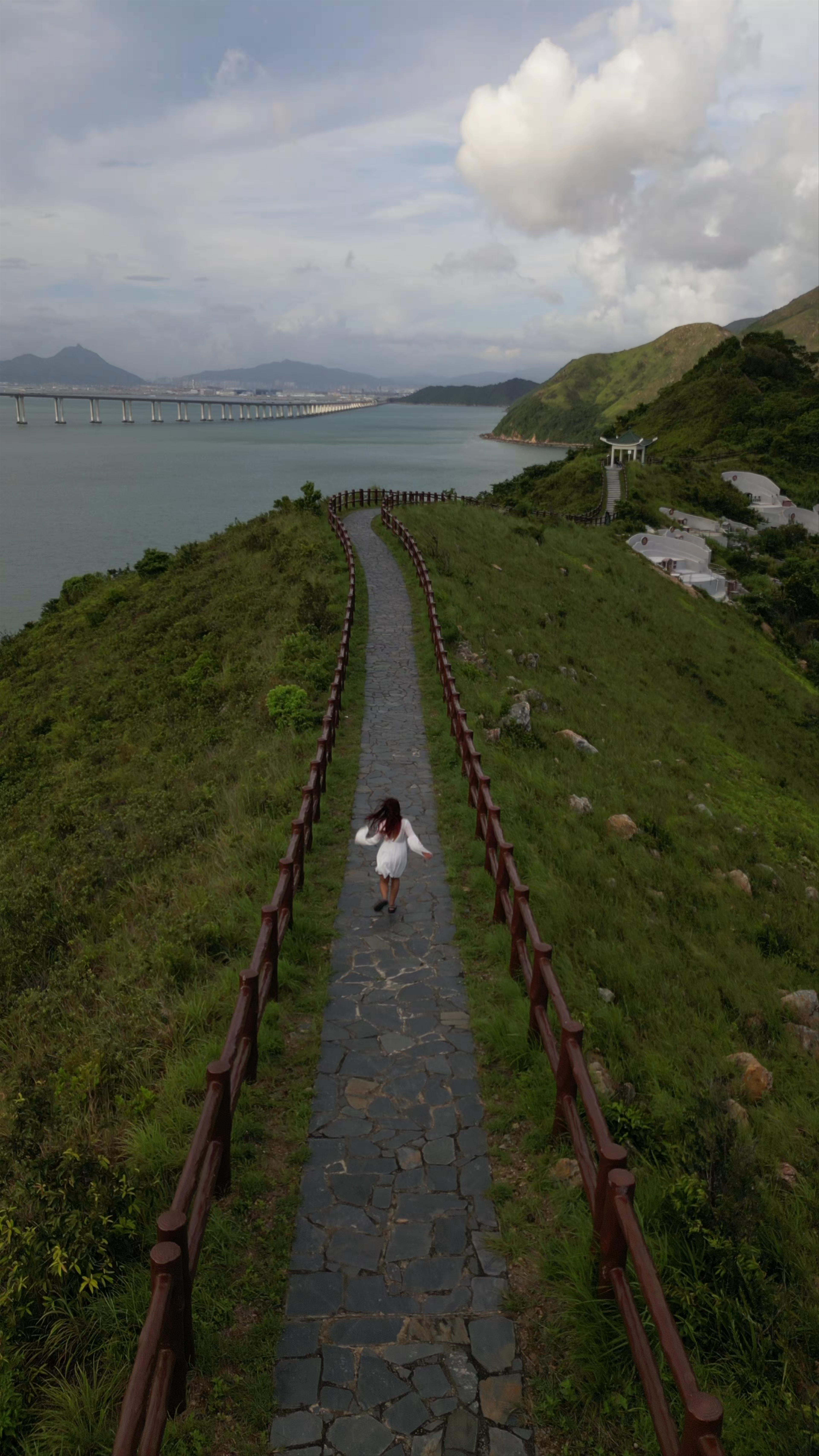 Serene Coastal Walk at Tai O Fishermen Image Gallery, Hong Kong