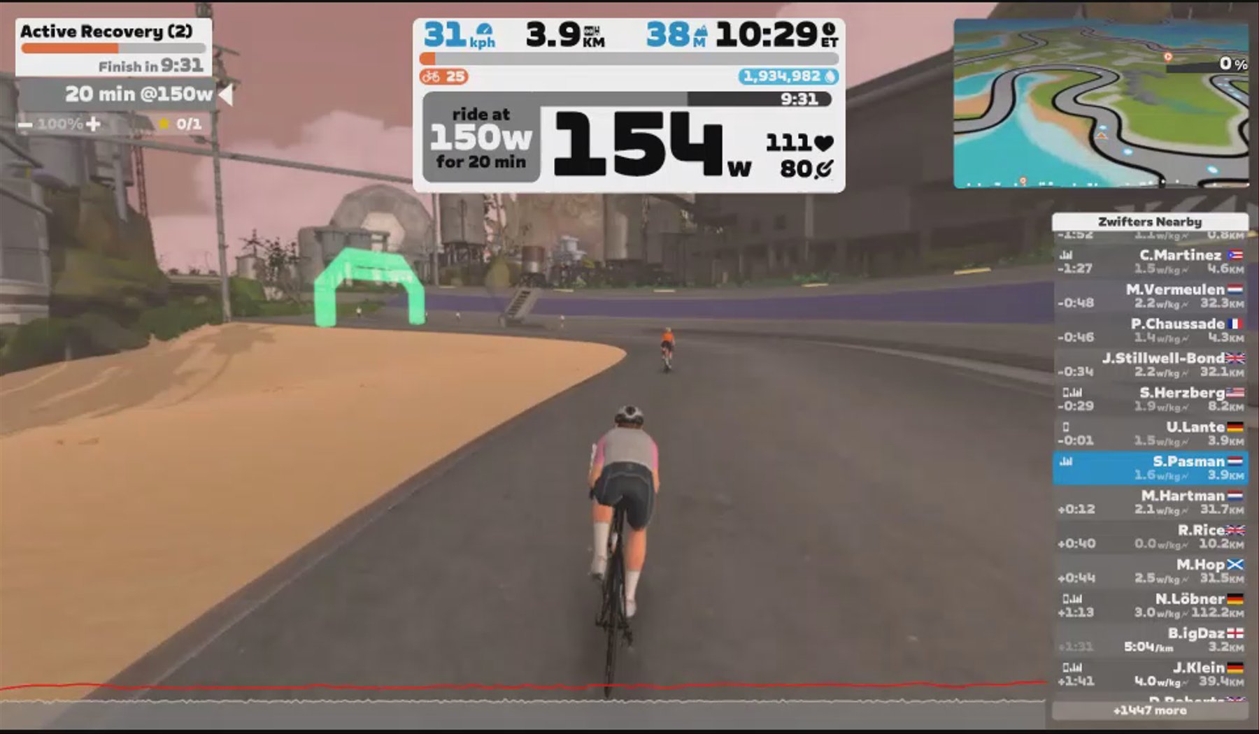 Zwift - Active Recovery (2) in Makuri Islands