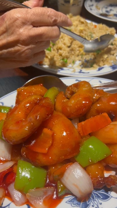 Gin Mon Restaurant - Video of our delicious spread! - Chinese Near Me - Belmont, California