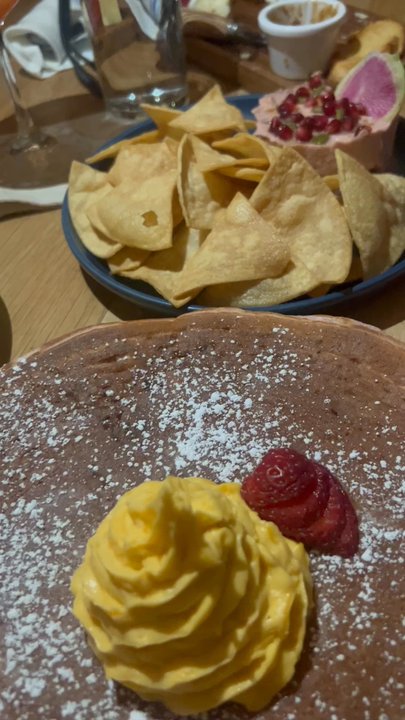 Mour Cocina | Bodega - Barbie menu for July pink pancake pink hummus watermelon froze - Wine Bars Near Me - Austin, Texas
