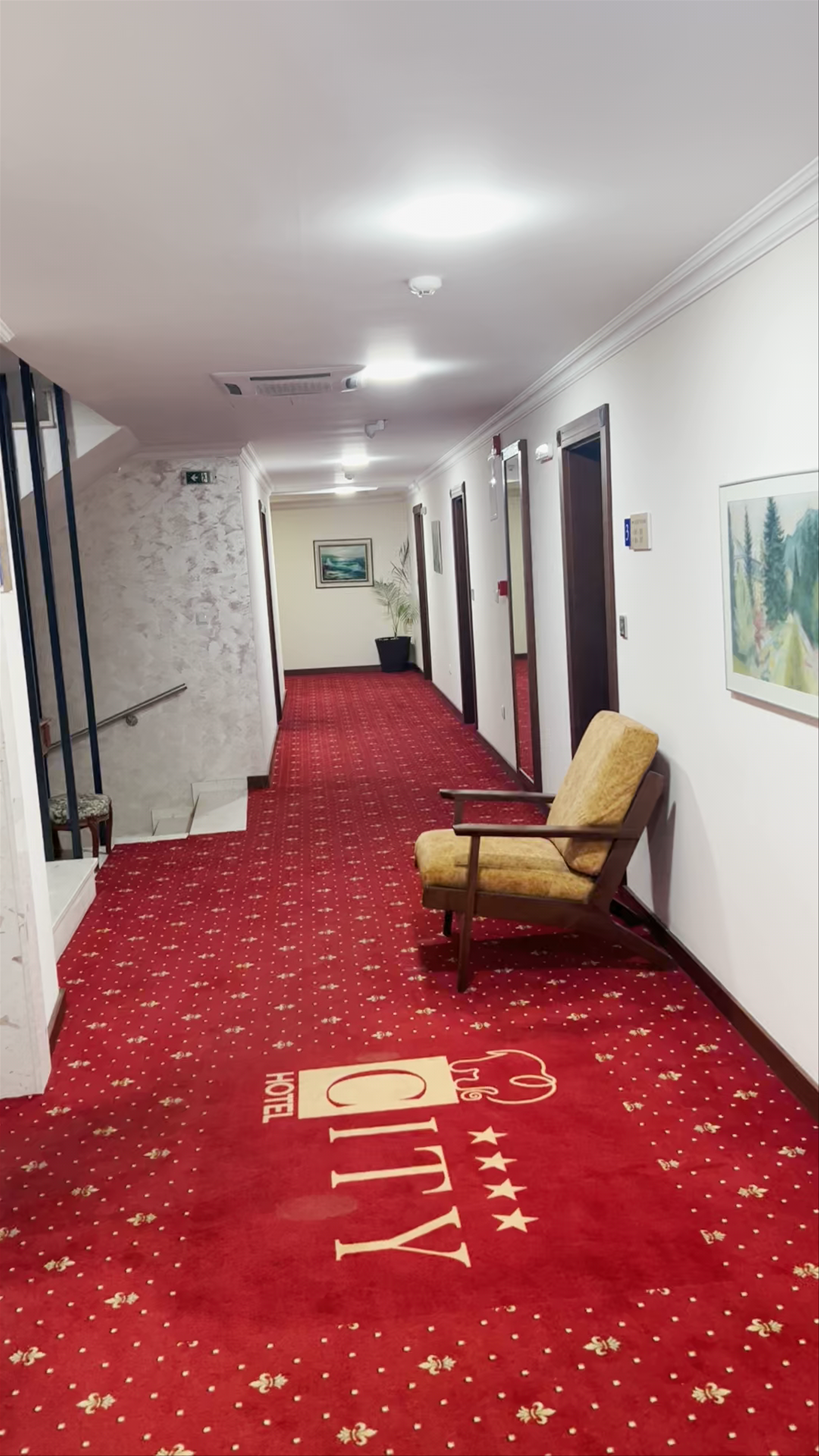 Inside City Hotel, Prizren – Cozy Corridor Walkthrough
