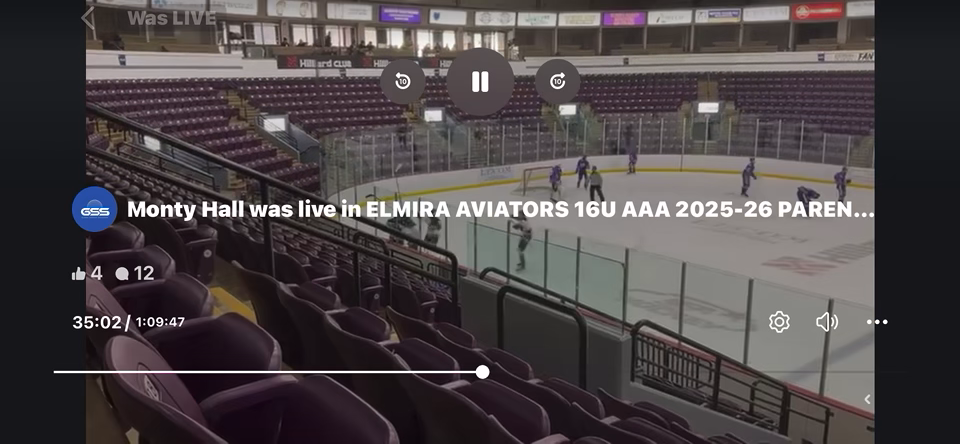 Montague Hall's Highlight with Elmira Jr. Aviators 16U AAA