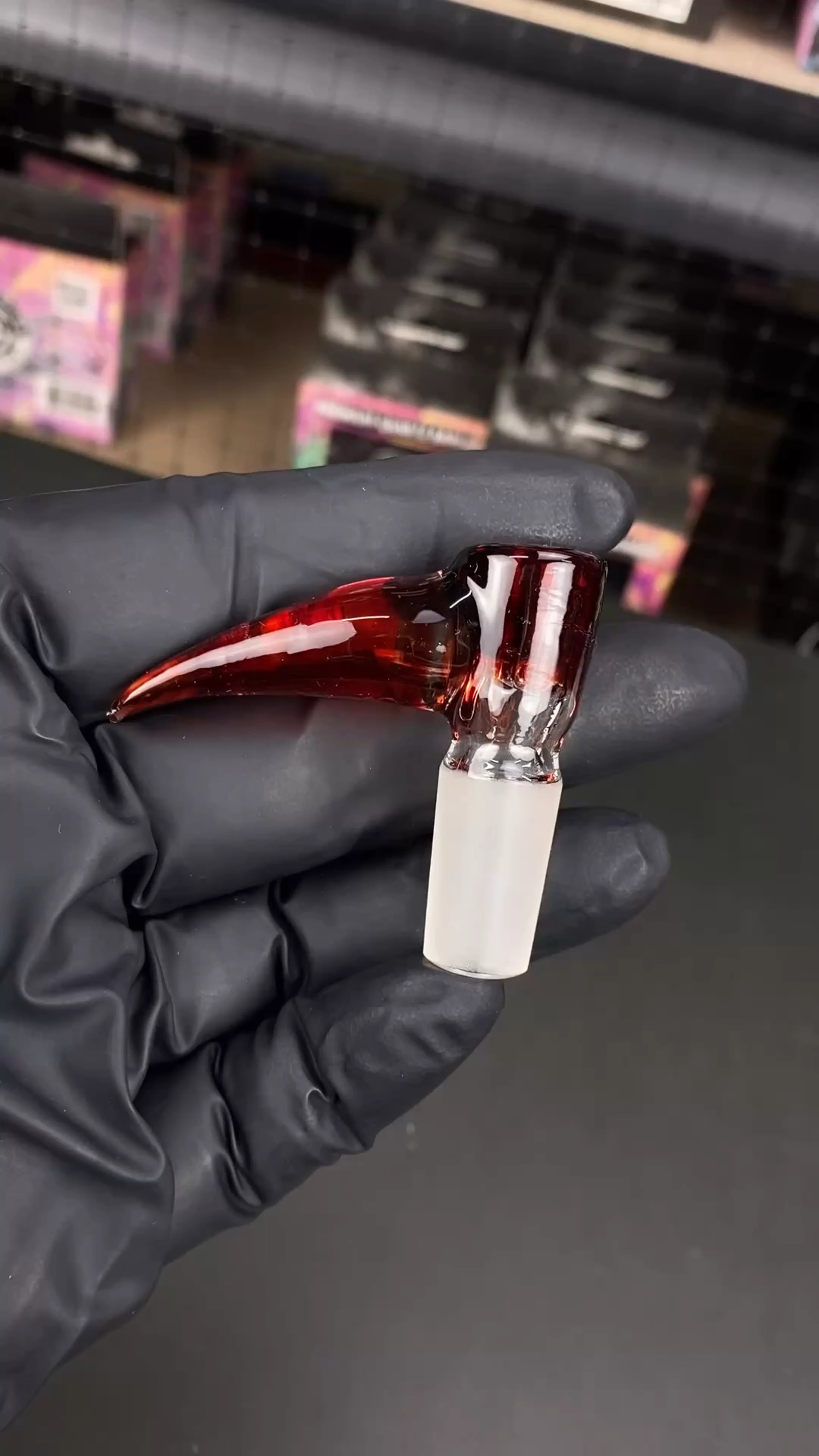 Preview pic of 14mm 4-Hole Glass Bowl Slide by Magizle