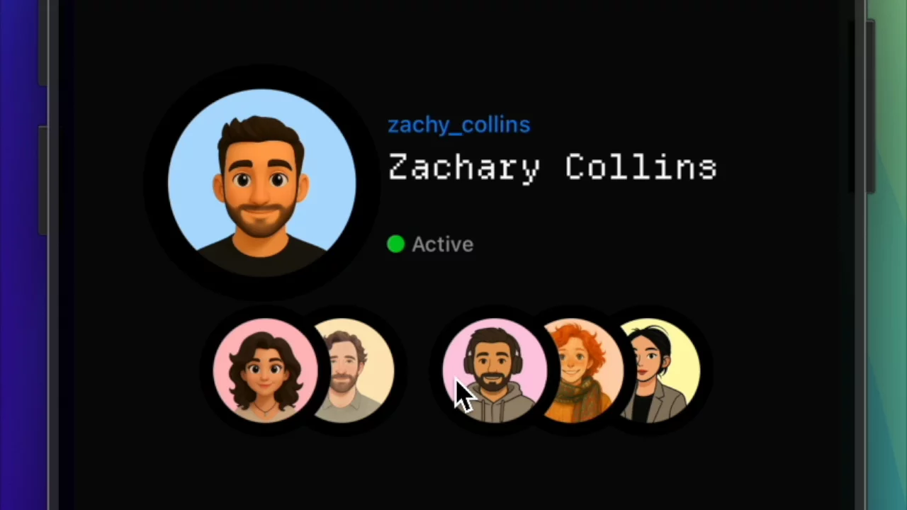 Day 1/7 - Animated Avatar Stack by Karthik Balasubramanian