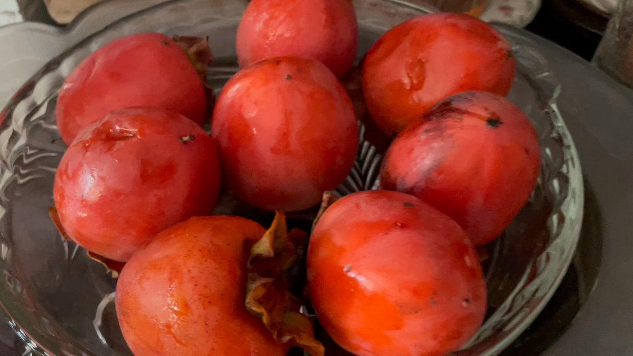 Thomas Ranch - The owner is so nice to give these yummy persimmons , freshly picked by his daughter.  My dad is so happy! - Fruits & Veggies Near Me - Auburn, California