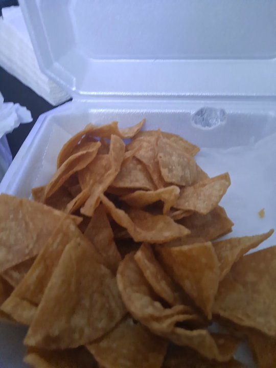 Mis Antojitos Mexicanos - My favorite steak chimichanga and chips - Food Trucks Near Me - Brandon, Florida