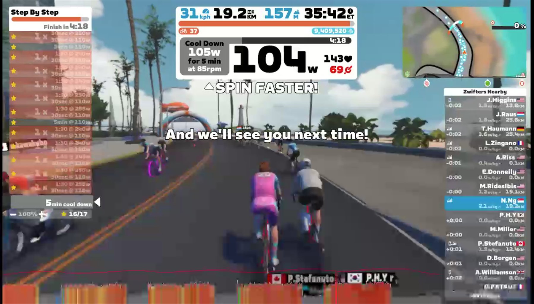 Zwift - Step By Step in Watopia