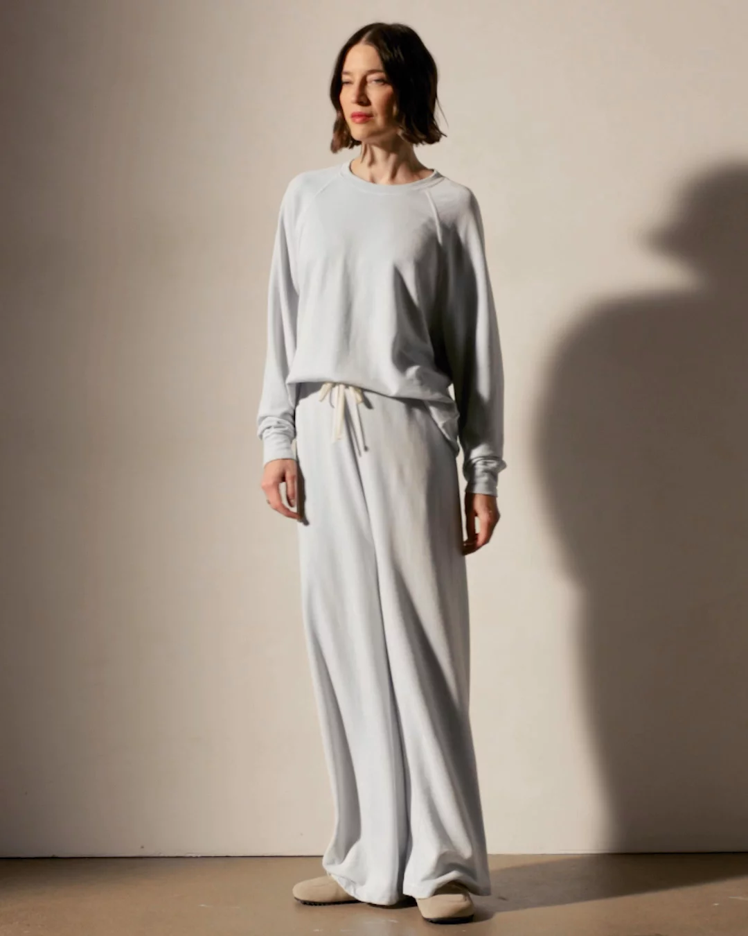 Vintage French Terry Wide Leg Sweatpant - Memory Pigment | James