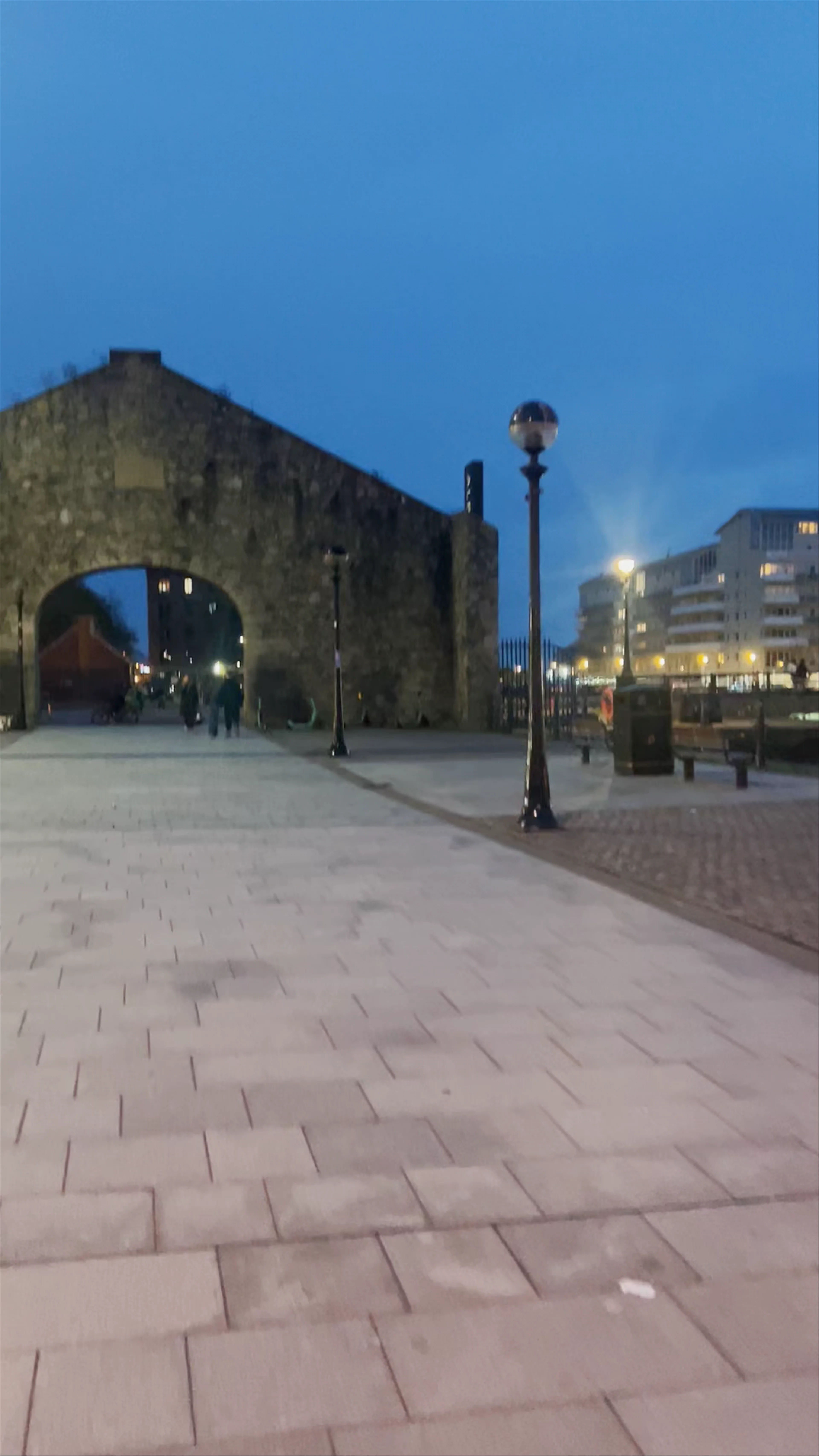 Old Wall Arch Albert Dock, Gower Street, Liverpool, UK