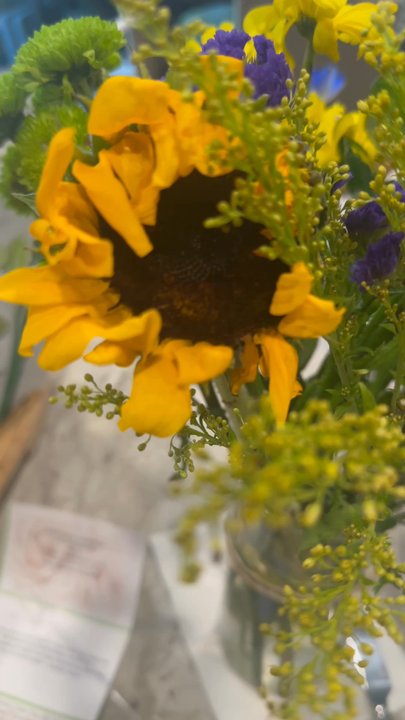 Miracle Flowers - Closer look at the arrangement day it was delivered. - Florists Near Me - Folsom, California